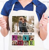 Tap to view All You need is Love Personalised Photo Apron
