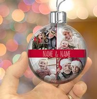 Tap to view Grandparents Multi Photo Bauble