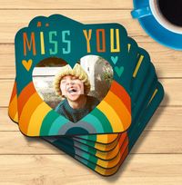 Tap to view Miss You Photo Coaster