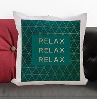 Tap to view Relax Personalised Cushion
