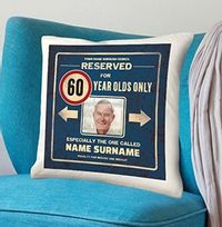 Tap to view Reserved 60th Birthday Photo Cushion