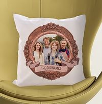 Tap to view Family Portrait Photo Cushion
