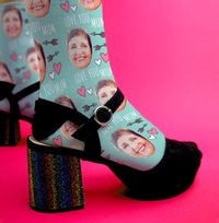 Tap to view Love You Mum Photo Socks