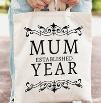 Tap to view Established Mum Personalised Tote Bag