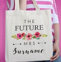 Tap to view The Future Mrs Personalised Tote Bag