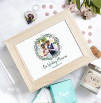 Tap to view Our Wedding Memories Photo Wooden Gift Box