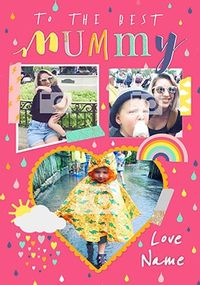 Tap to view The Best Mummy Multi Photo Mother's Day Card