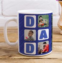 Tap to view Dad Letters Photo Birthday Mug