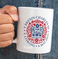 Tap to view Welsh Coronation Emblem Mug