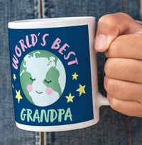 Tap to view World's Best Grandpa Photo Upload Mug