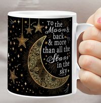 Tap to view Love You to the Moon and Back Mum Photo Mug
