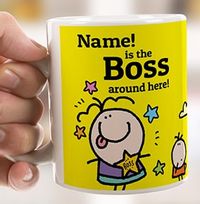 Tap to view Boss Rules Personalised Mug