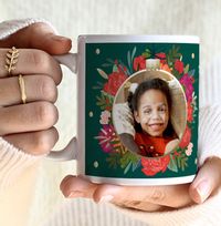 Tap to view Merry Christmas Nanny & Grandad Photo Personalised Mug