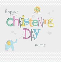 Tap to view Happy Christening Day Personalised Card