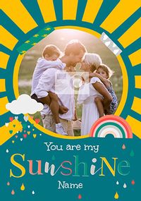Tap to view You are my Sunshine photo personalised Card