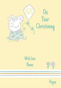 Tap to view Peppa Pig - Christening Day Personalised Card