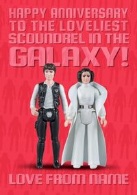 Tap to view Star Wars - Scoundrel Anniversary Card