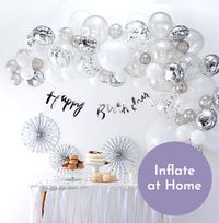 Tap to view Balloon Arch - Silver