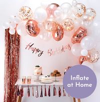 Tap to view Balloon Arch - Rose Gold