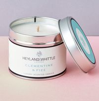 Tap to view Heyland & Whittle Clementine & Fizz Candle In A Tin
