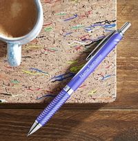 Tap to view Personalised Pentel Rollerball Pen - Violet