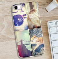 Tap to view 4 Photo Upload iPhone Case - Portrait