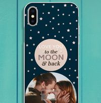 Tap to view To The Moon and Back Photo iPhone Phone Case