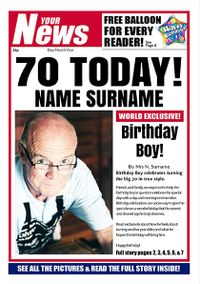 Tap to view Your News - His 70th