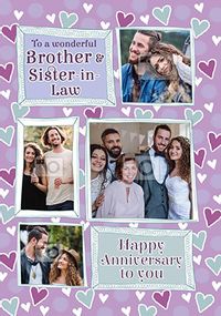 Tap to view Brother & Sister in Law Photo Anniversary Card