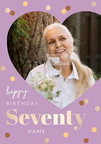 Tap to view 70TH For Her Birthday Card
