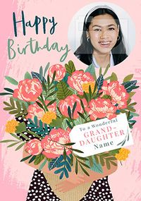 Tap to view Blooms Granddaughter Photo Birthday card