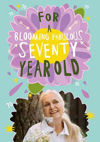Tap to view Fabulous 70 Year Old Birthday Card