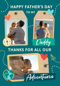 Tap to view Daddy Adventures Father's Day Photo Card