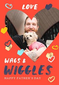 Tap to view Wiggles And Wags Photo Father's Day Card