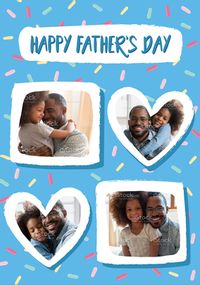 Tap to view Blue Sprinkes  Photo Father's Day Card
