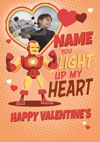 Tap to view Iron Man - Photo Valentine's Day Card