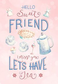 Tap to view Sweet Friend Miss You Card