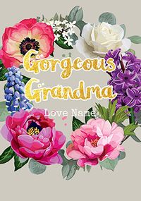 Tap to view Gorgeous Grandma Personalised Birthday Crad