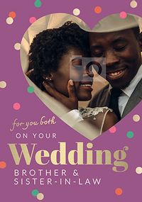 Tap to view For You Both Photo Upload Wedding Card