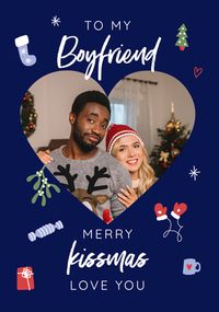 Tap to view Boyfriend Heart Photo Christmas Card