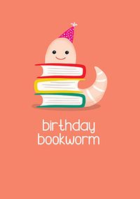 Tap to view Bookworm Birthday Card