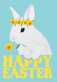 Tap to view Bunny Flowers Easter Card