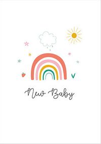 Tap to view Chasing Rainbows New Baby Card