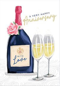 Tap to view Champagne Anniversary Card