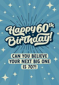 Tap to view Stars 60TH Birthday Card