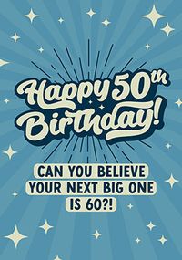 Tap to view Stars 50TH Birthday Card