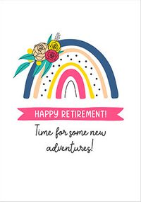 Tap to view Rainbow New Adventures Retirement Card