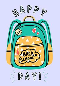 Tap to view Back to School Rucksack Card