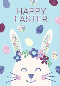 Tap to view Floral Bunny Easter Card
