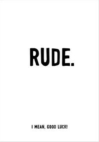 Tap to view Rude Leaving Card